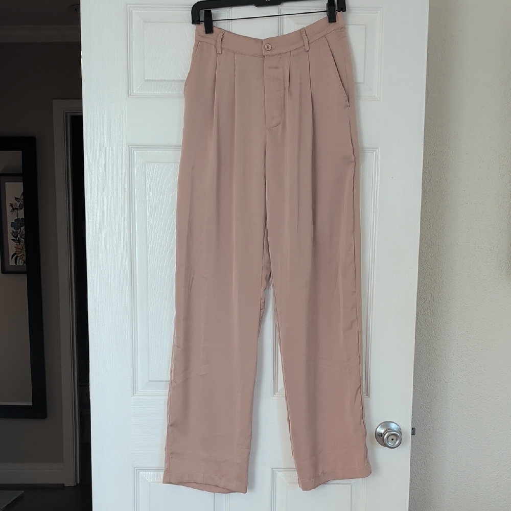 Olivaceous  Wide Leg Women's Trousers